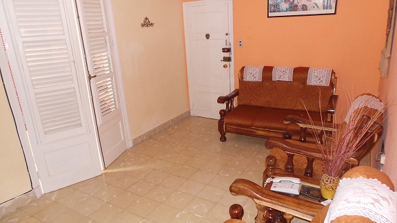 'Living room' Casas particulares are an alternative to hotels in Cuba.